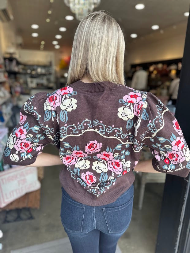 
                      
                        CoCo Floral Sweater
                      
                    