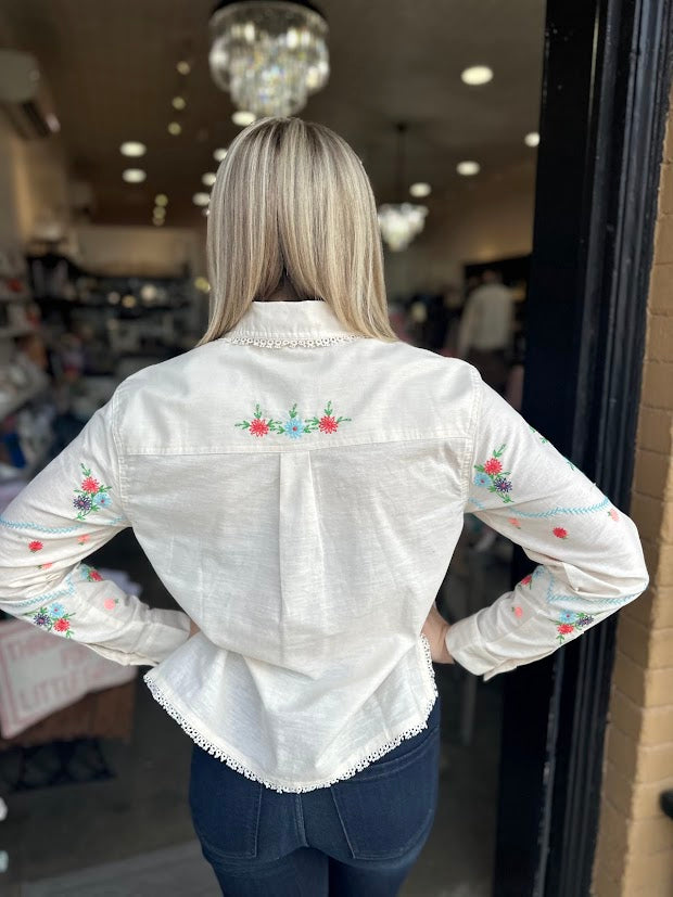 
                      
                        Embroidered Emma Top
                      
                    