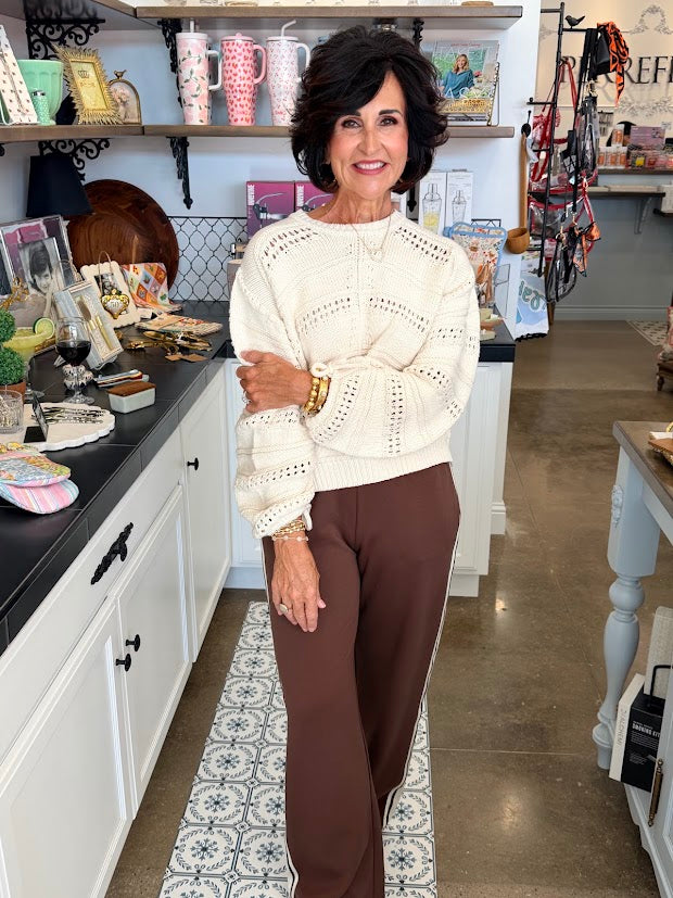 Tied with Love Vanilla Sweater