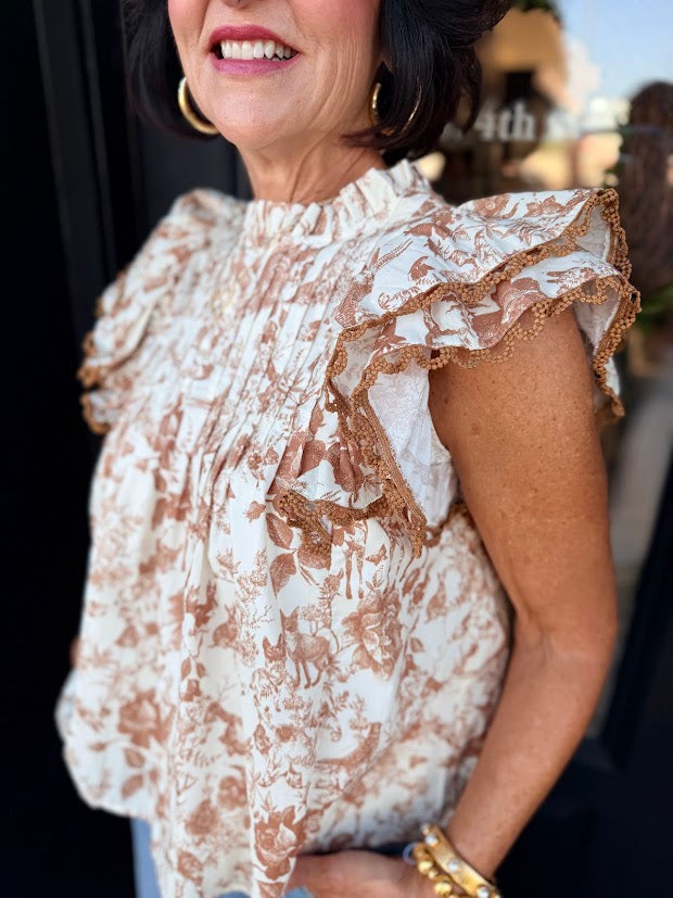 Fall Toile Top