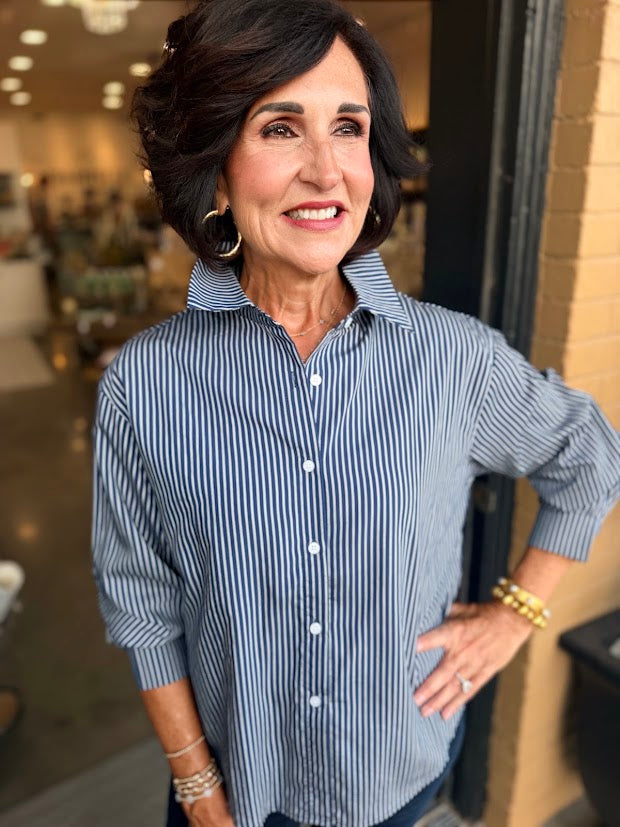Skylar Stripe Long Sleeve Top