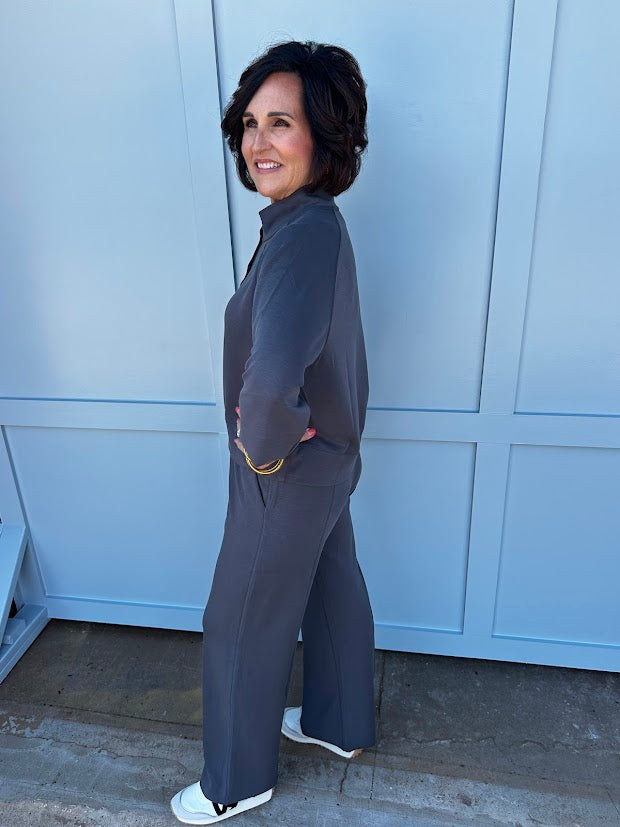 
                      
                        Graphite Luxe Cloud Wide Leg Pant
                      
                    