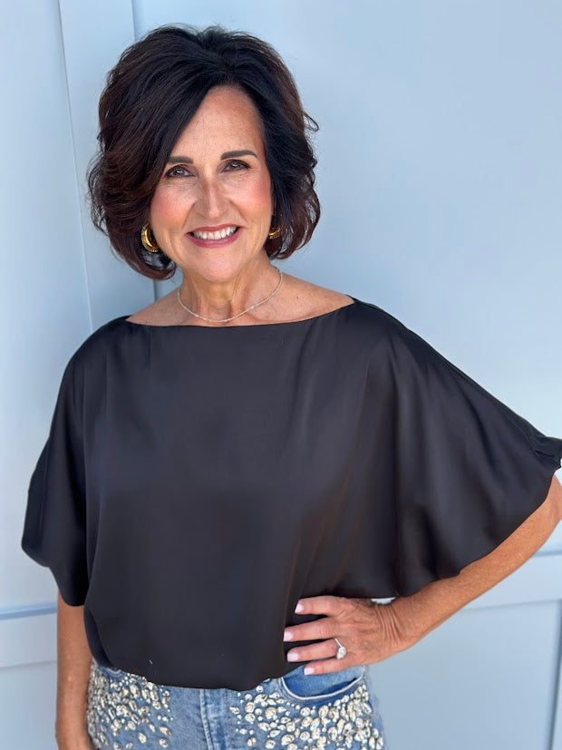 Bailey One Shoulder Bubble Top