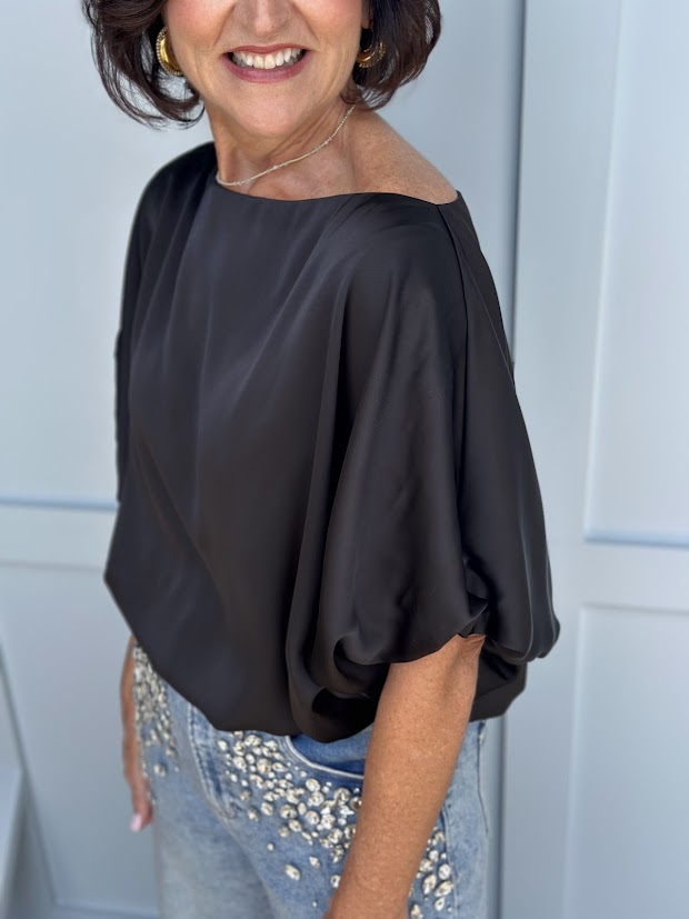 
                      
                        Bailey One Shoulder Bubble Top
                      
                    