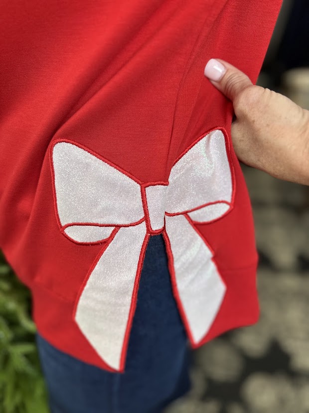 
                      
                        Lakelyn Merry Bow Sweatshirt
                      
                    