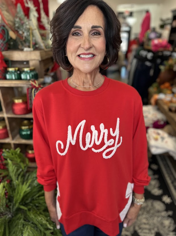 Lakelyn Merry Bow Sweatshirt