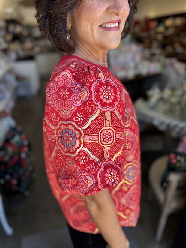 
                      
                        Mandala Puff Sleeve Top
                      
                    