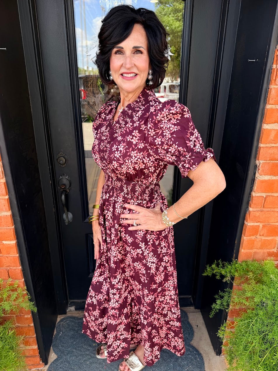 Wine Berry Dress