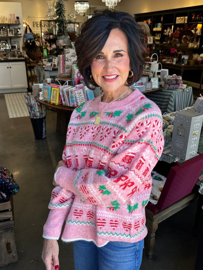 Merry and Bright Cozy Sweater
