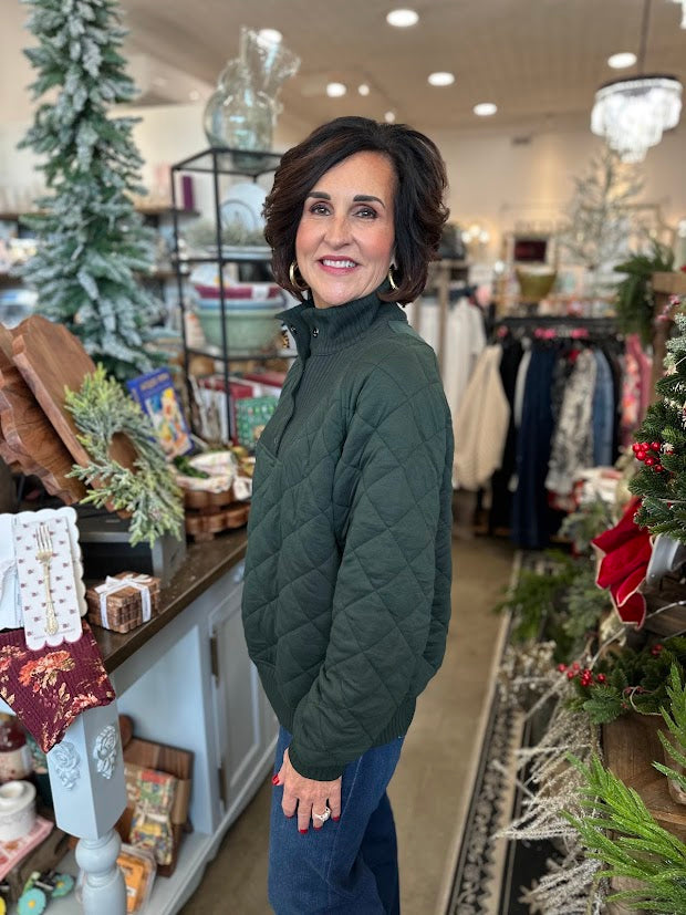 
                      
                        Harper Quilted Pullover
                      
                    