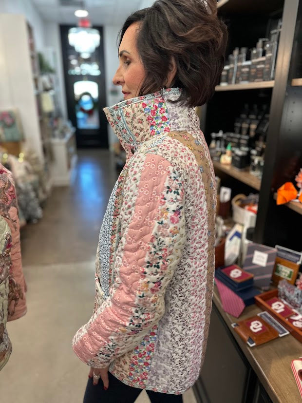 Ida Mae Paige Quilted Snap Jacket