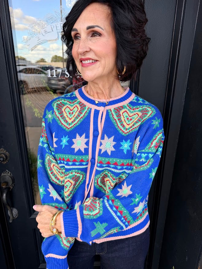 Hearts On Fire Cardigan