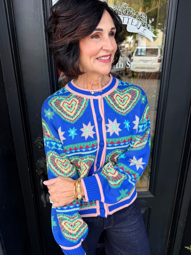 Hearts On Fire Cardigan