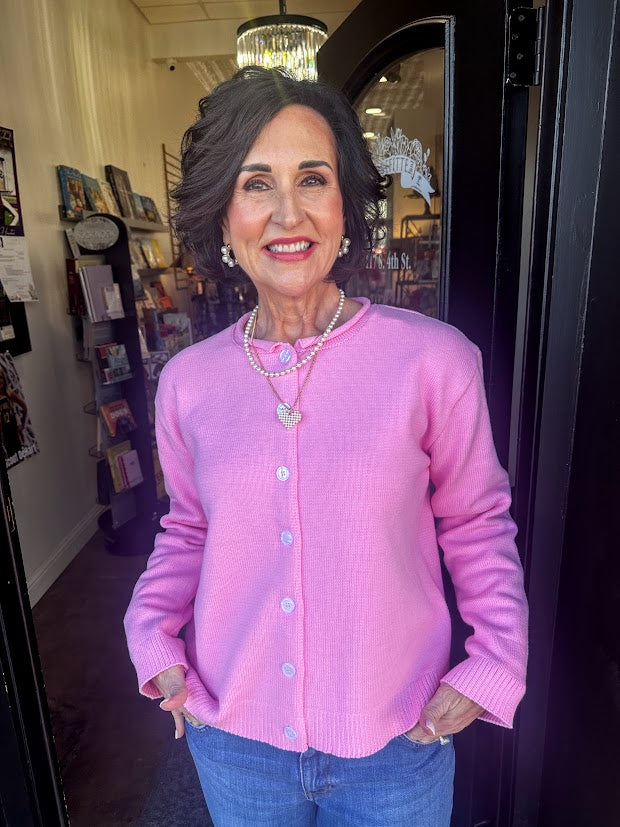 Camille Pink Cardigan