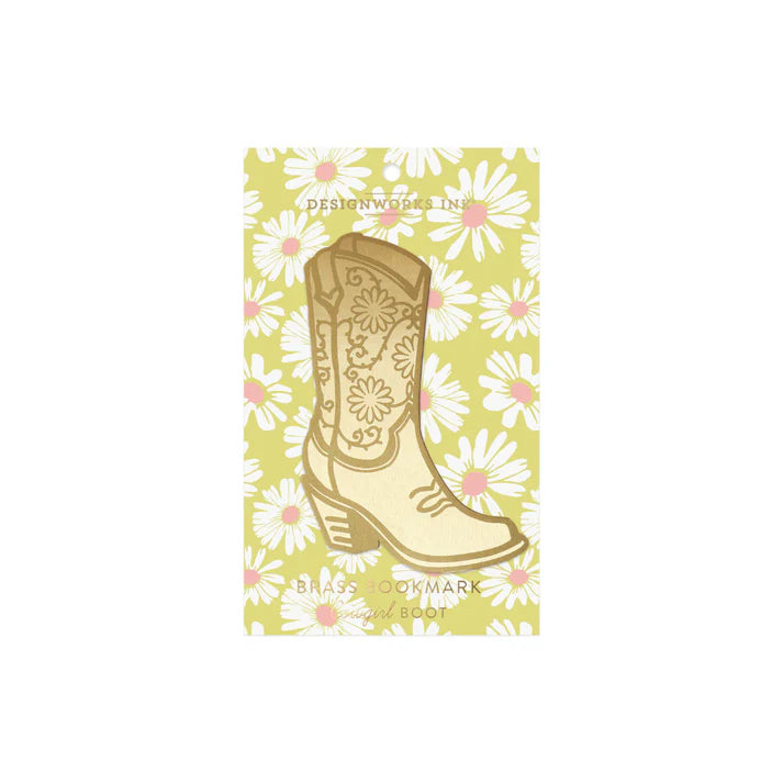 Brass Cowgirl Bookmark