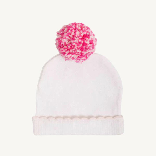 I'm Here Hat- White and Pink