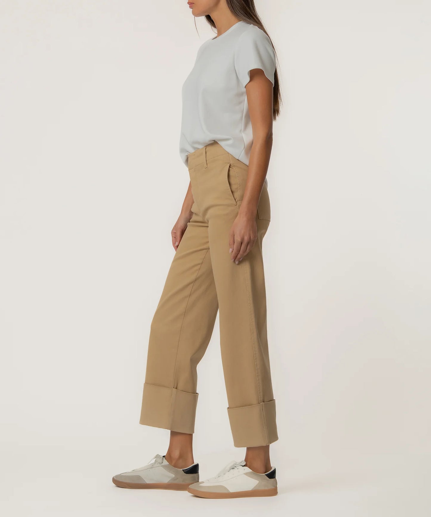 KUT Sienna High Rise Straight Leg Pants