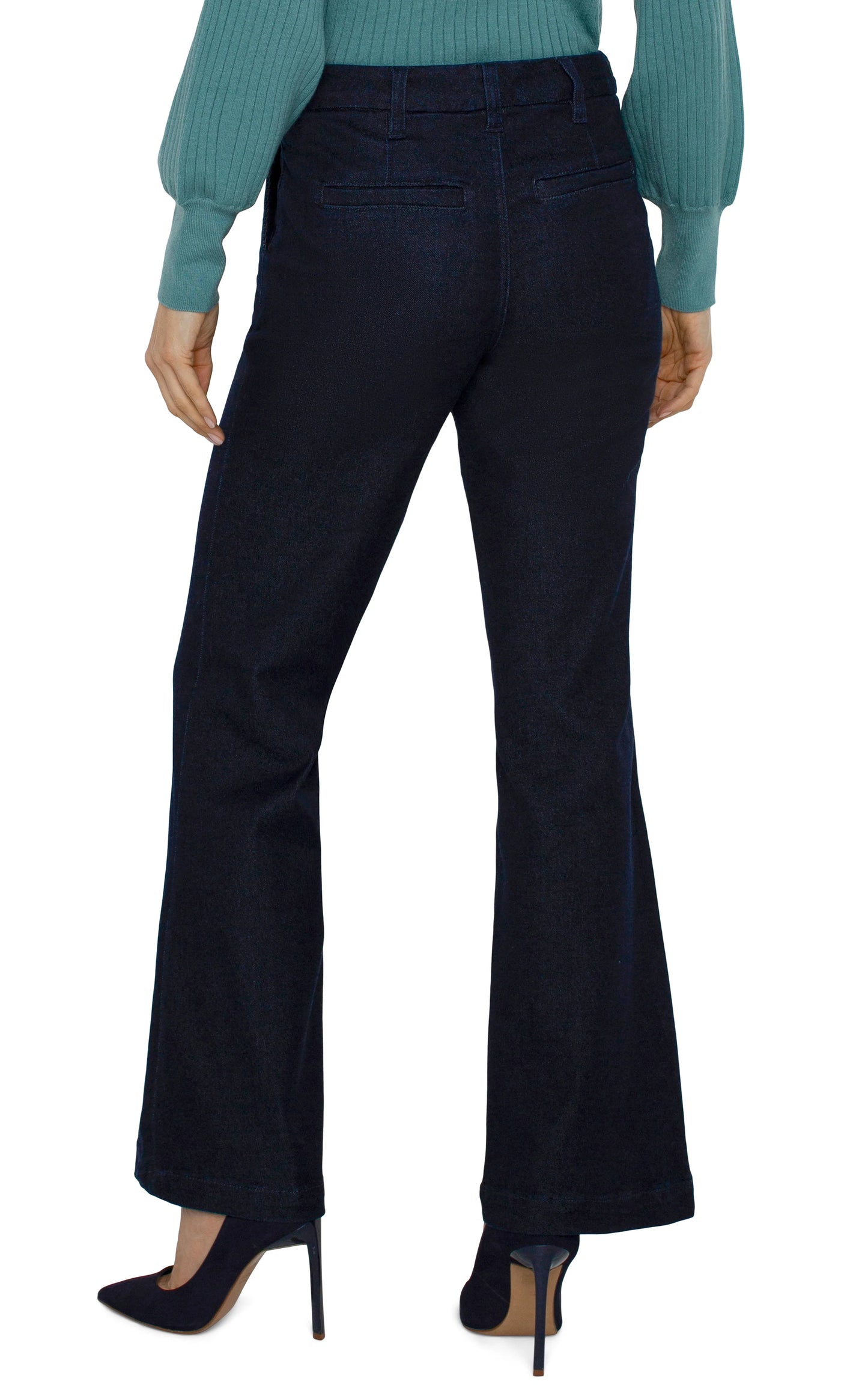 Trouser With Pintuck Seam