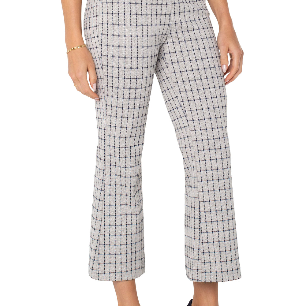 
                      
                        Liverpool Stella Kick Flare Navy/Taupe Grid Pant
                      
                    