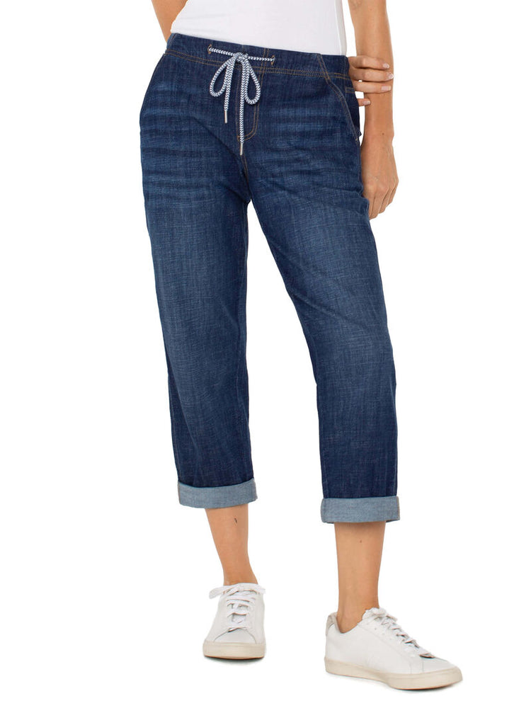 Liverpool Rascal Drawstring Denim