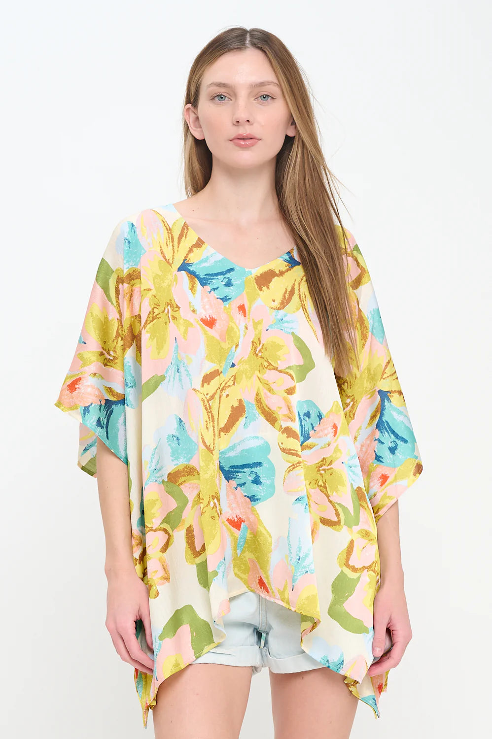 Santorini Sunset Bloom Top