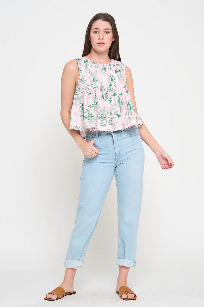 
                      
                        Garden Reverie Pleat Top
                      
                    