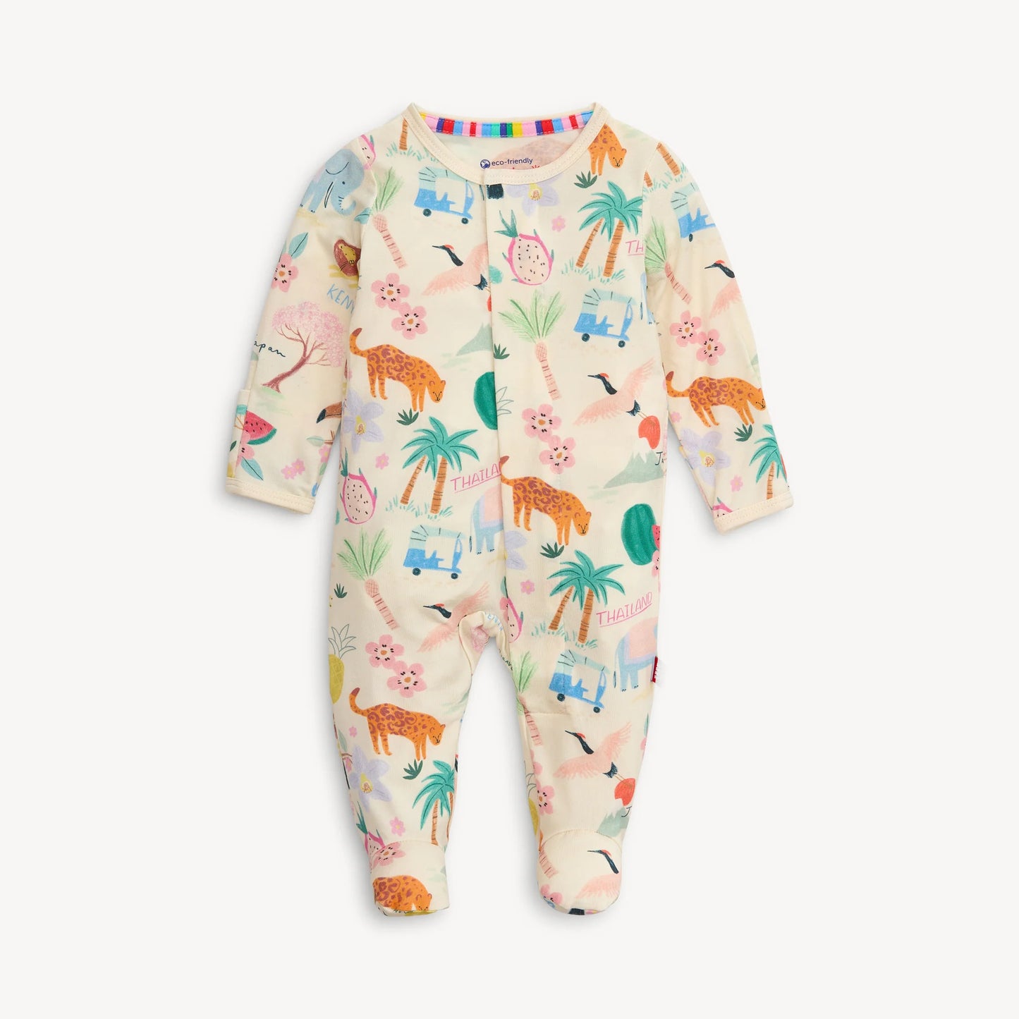Wanderlust Wildlife Modal Footie 3-6mths
