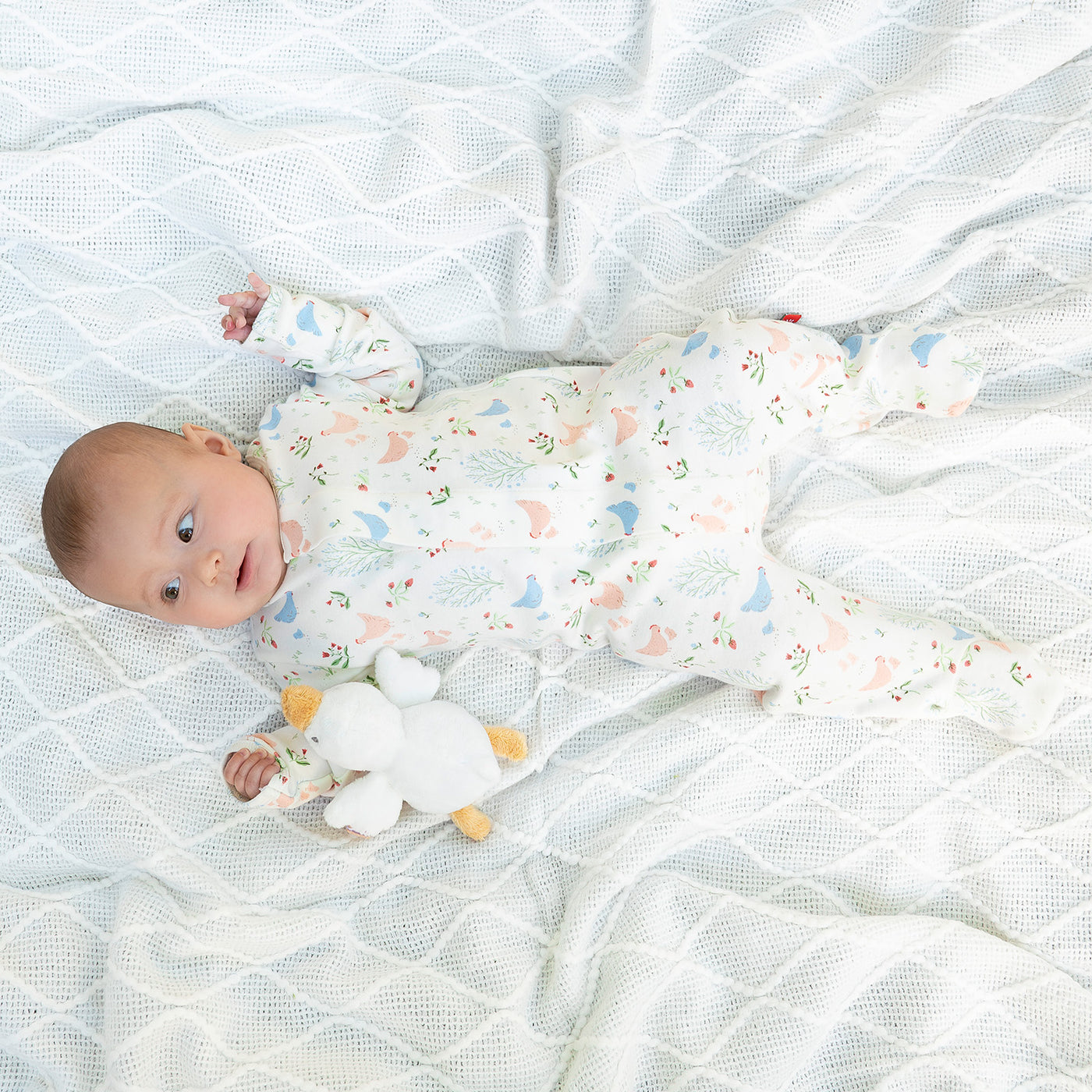 Chicken Tender Magnetic Footie 0-3M