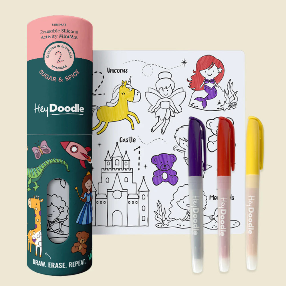 Heydoodle Mini Silicone Coloring Mat