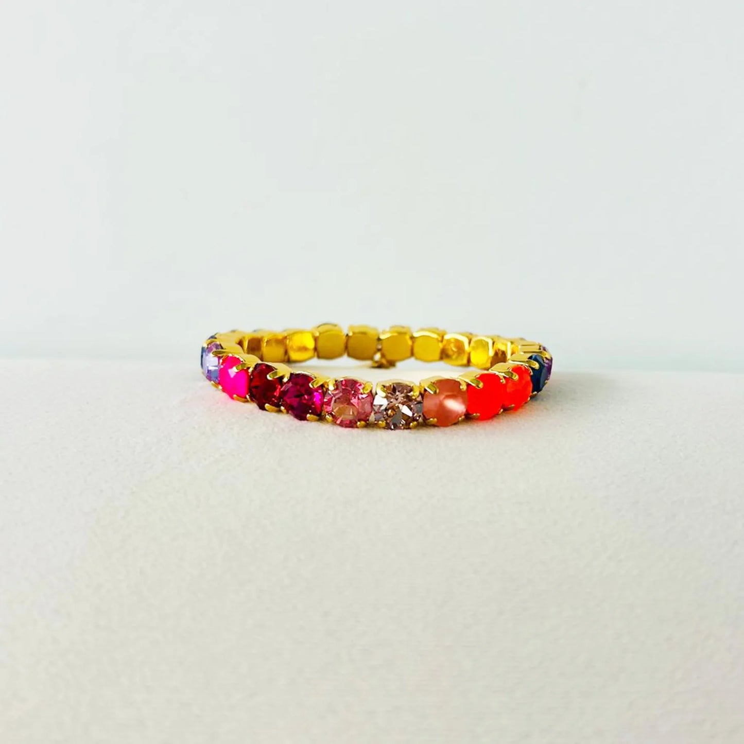 Tova Oakland Stretch Medium Bracelet In Watermelon