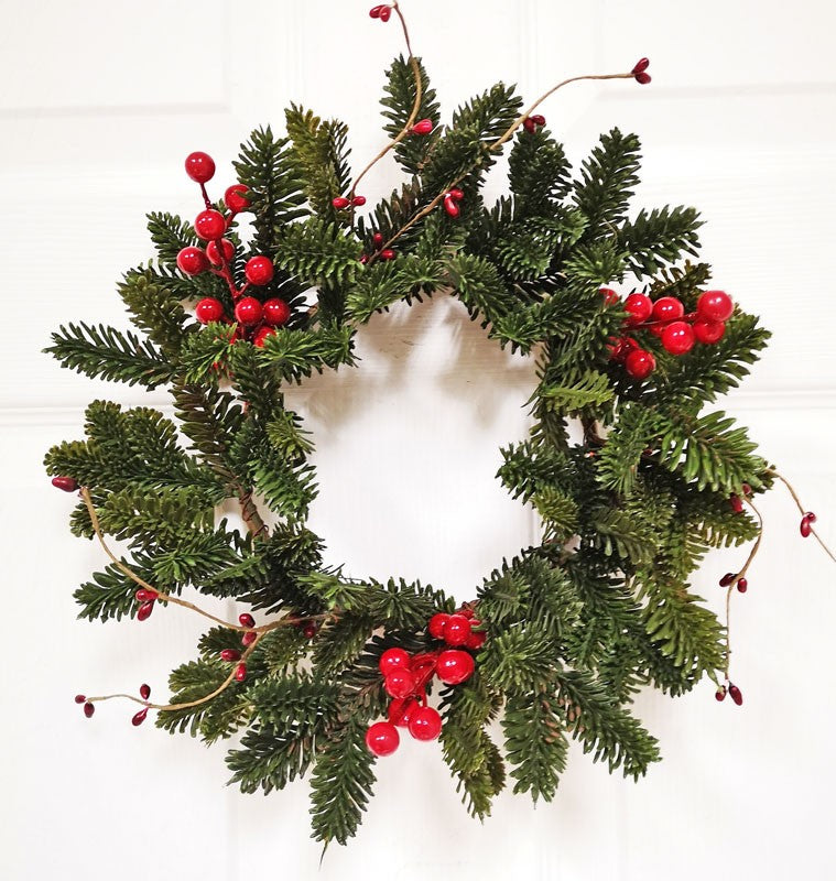 Fir Ring with Red Berries