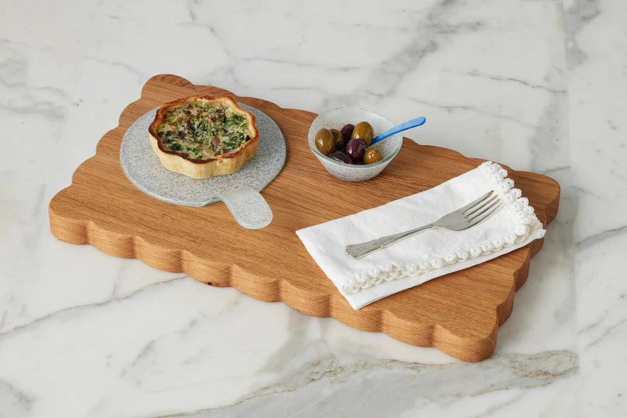 Rectangle Scalloped Cutting Board