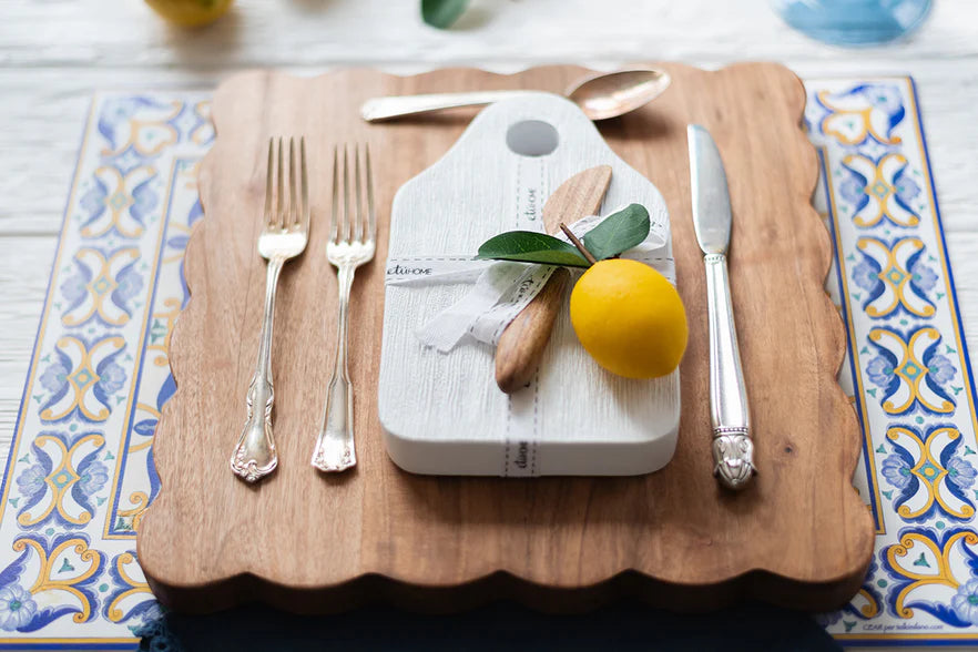 
                      
                        Square Scalloped Cutting Board-Medium
                      
                    