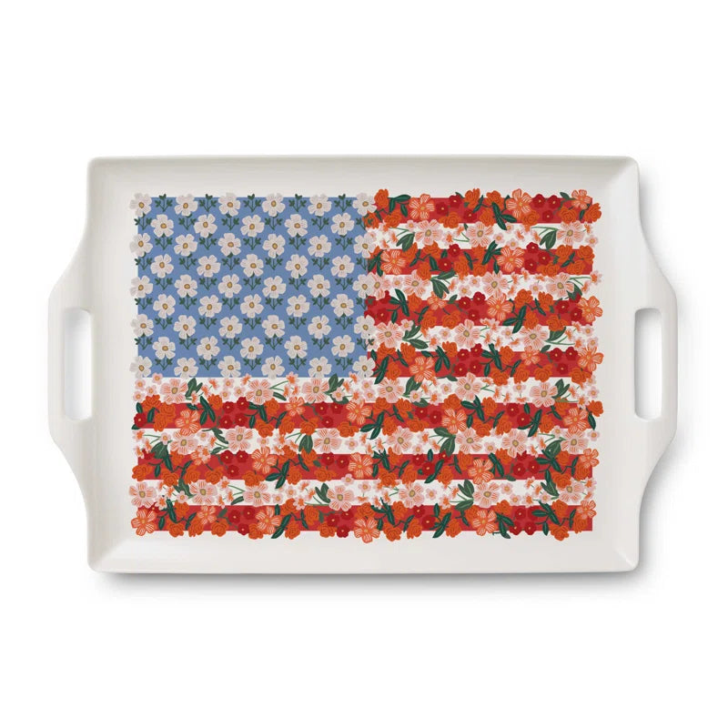 Americana Melamine Serving Platter