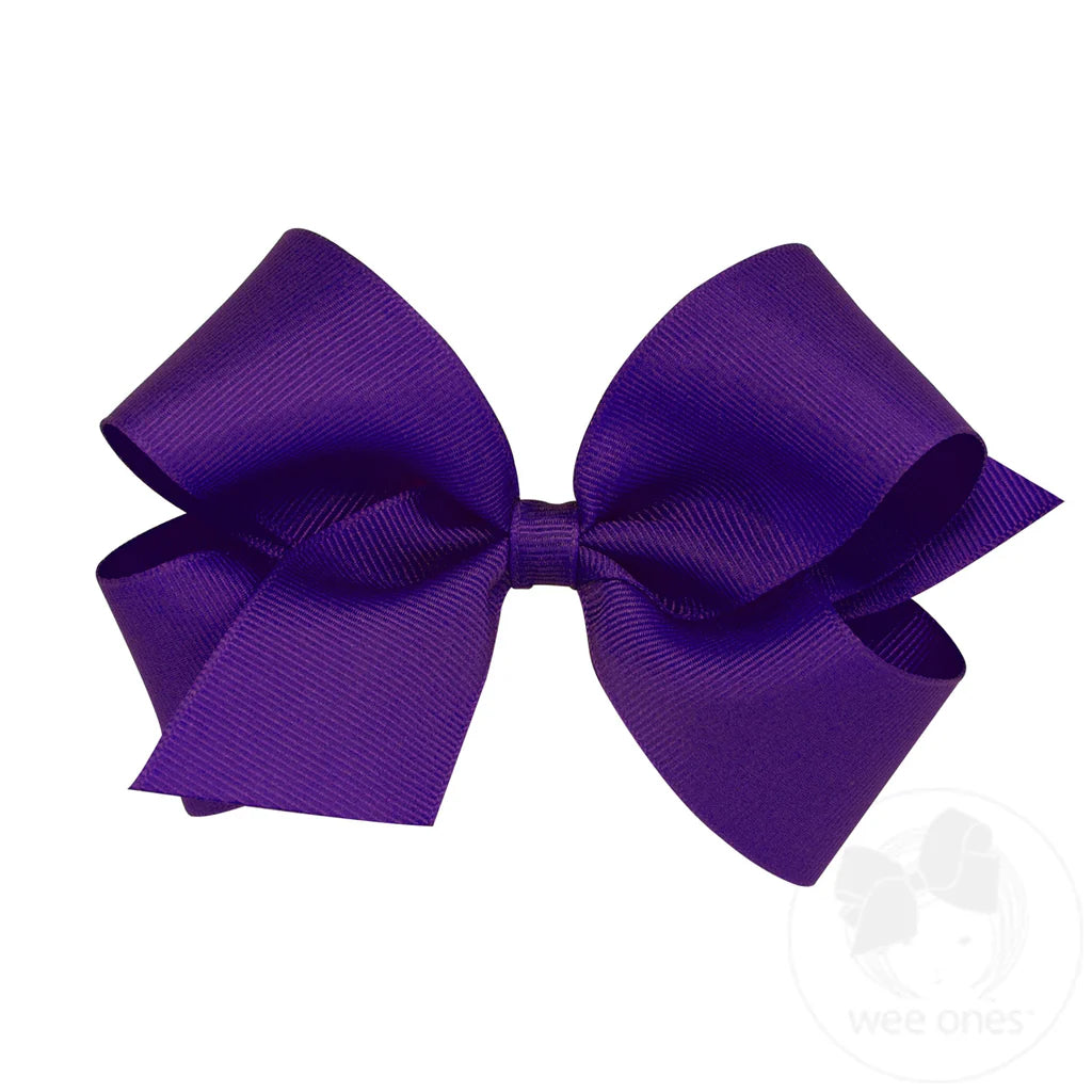 Md Purple Solid Bow