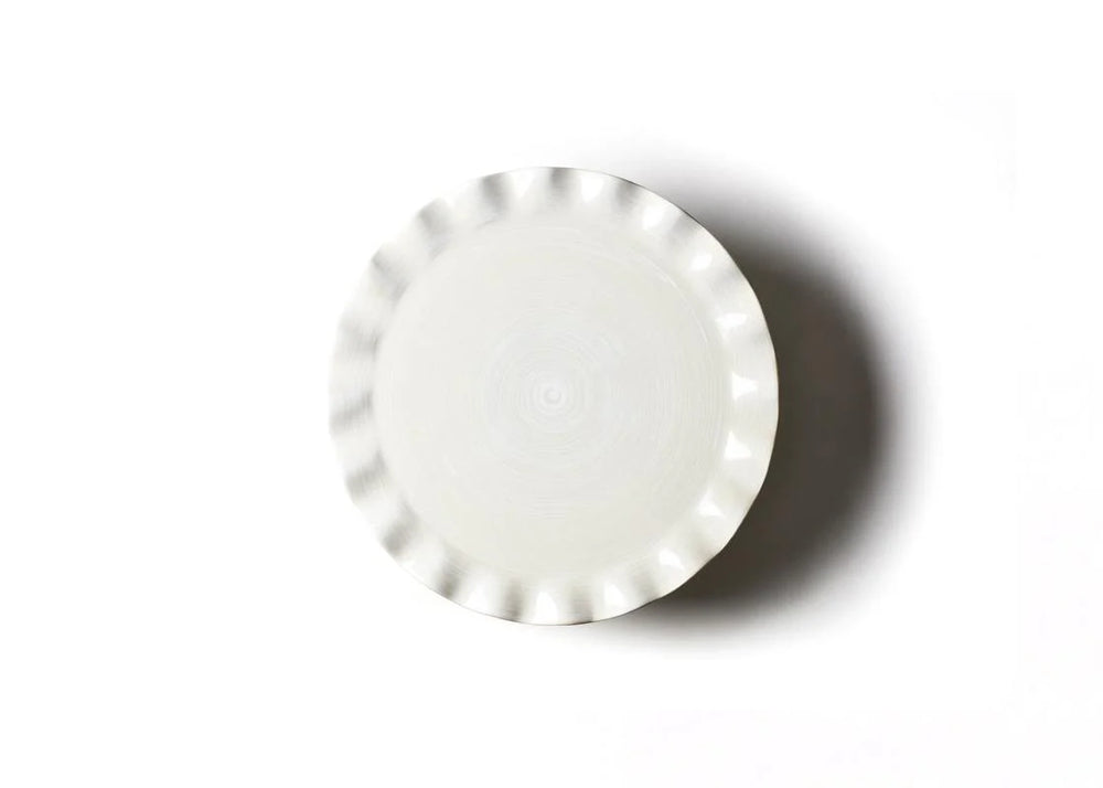 Ruffle Cake Stand White