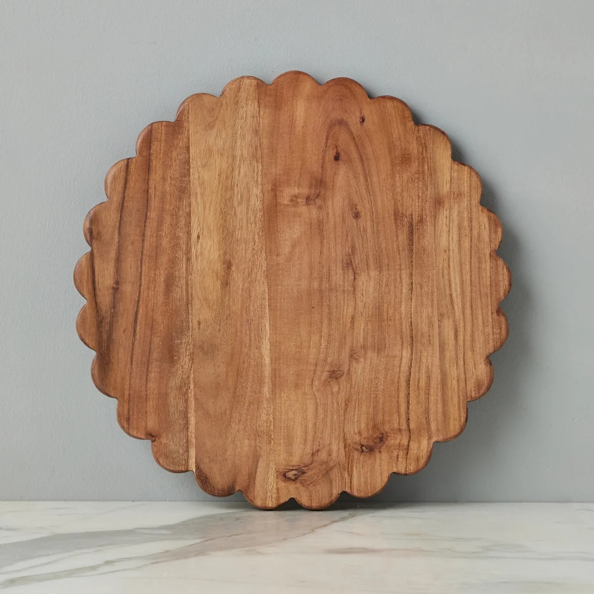 Scalloped Cutting Board Charger