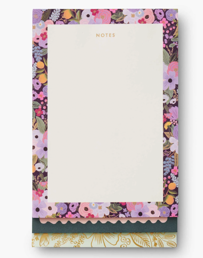 Garden Party 3 Tiered Notepad