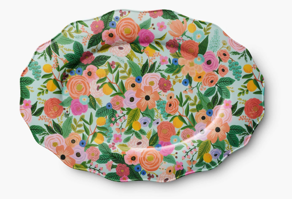 Garden Party Melamine Serving Platter