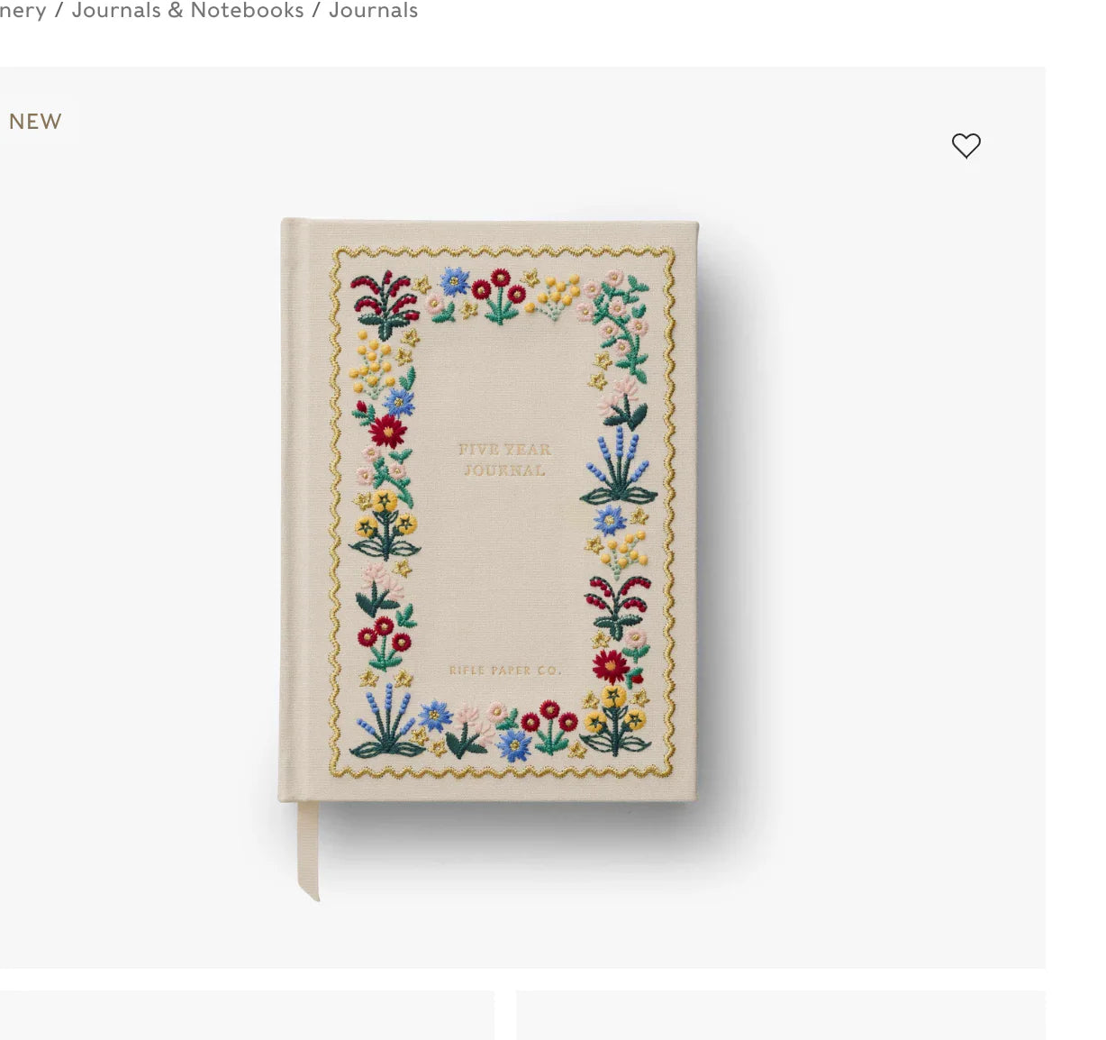 Wildwood Five-Year Journal