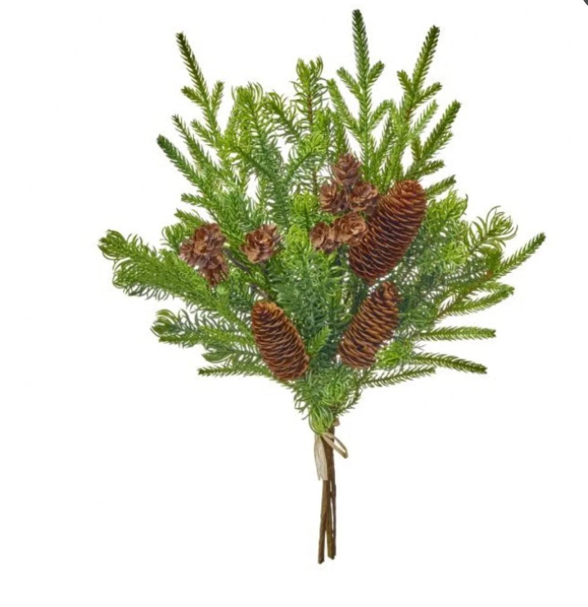 18" Christmas Evergreen w/Cone