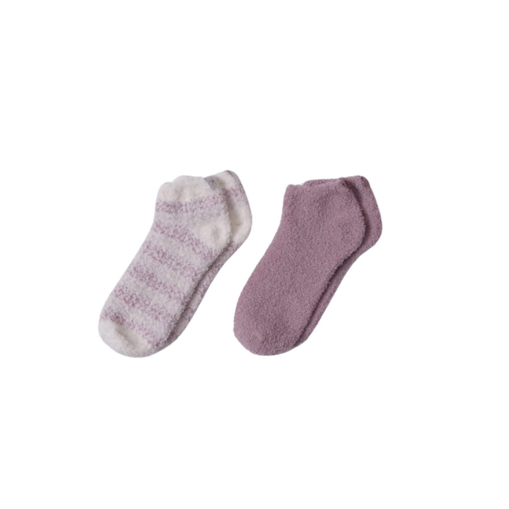 Barefoot Dreams Teaberry Multi Ankle Sock Set