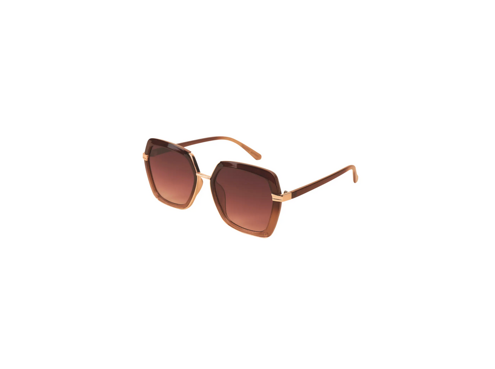 Luxe Angelina Sunglasses-Mahogany