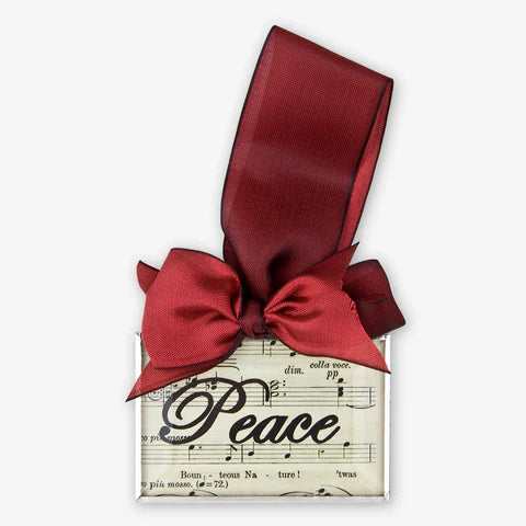 Ribbon Silhouette Ornaments