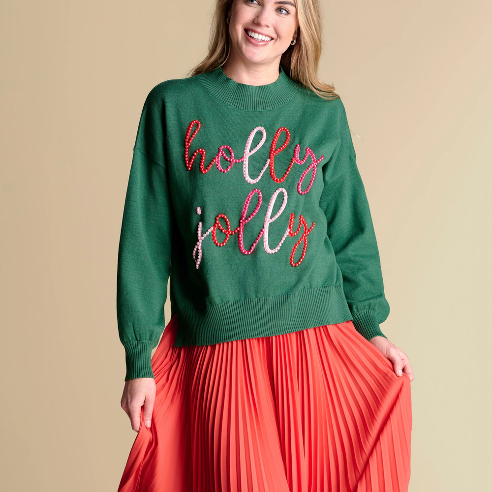 
                      
                        Holly Jolly Mock Neck Sweater (Pre-Order)
                      
                    