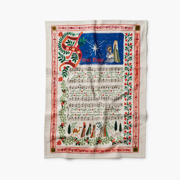 Rifle Paper Holiday Tea Towel