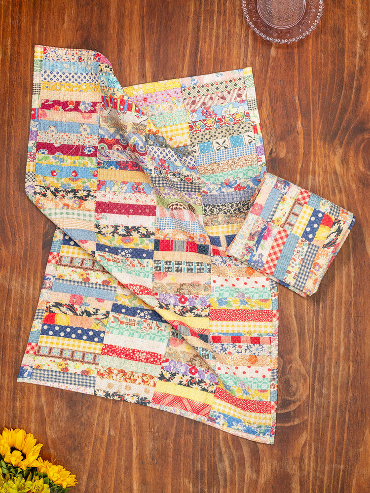 Patch Parade Waffle Tea Towel