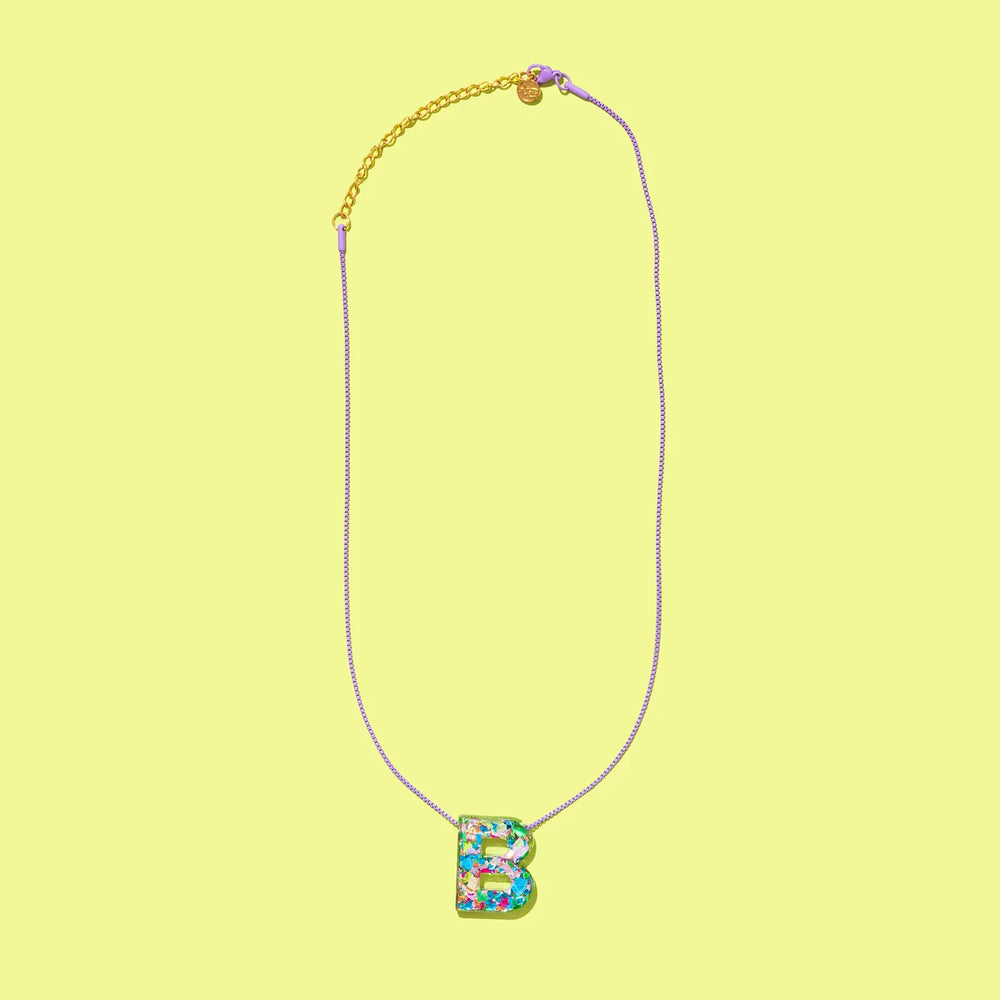 
                      
                        Colorful Confetti Letter Necklaces
                      
                    