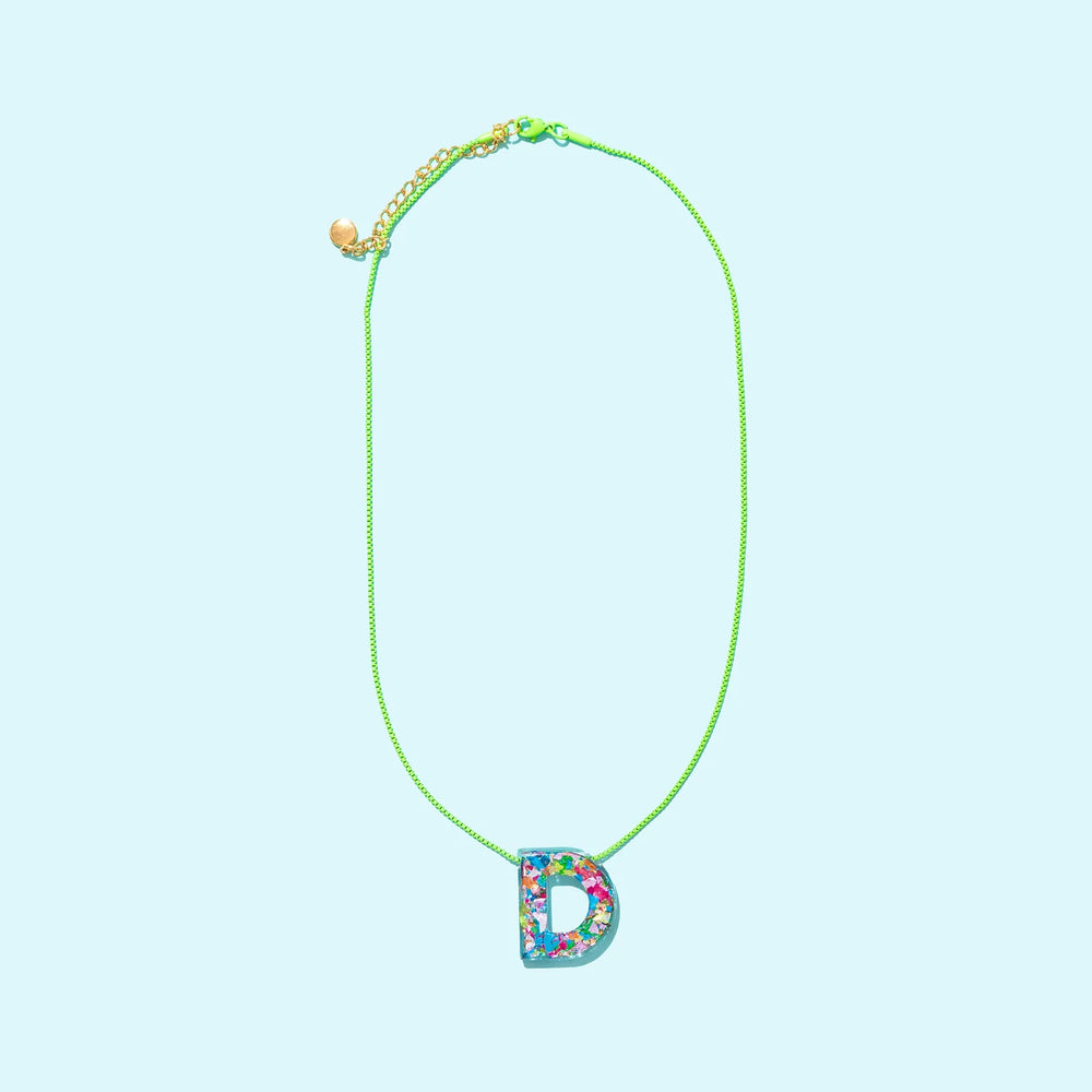 
                      
                        Colorful Confetti Letter Necklaces
                      
                    