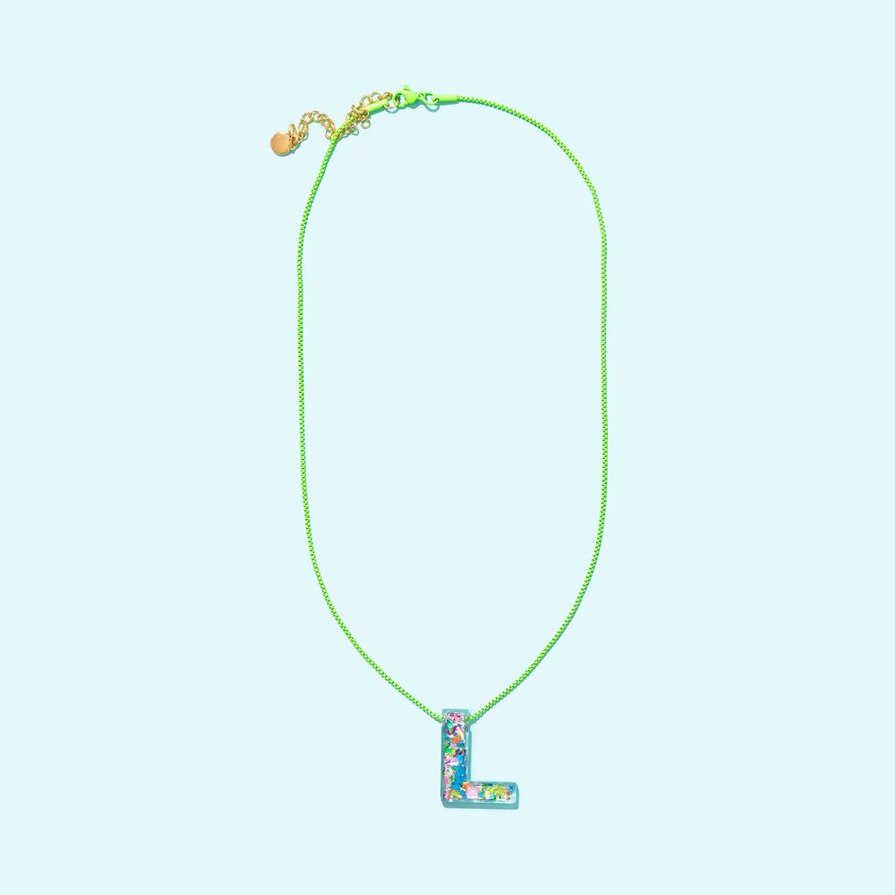 
                      
                        Colorful Confetti Letter Necklaces
                      
                    